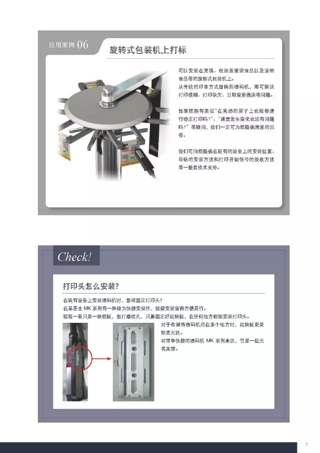 噴碼機各行業應用安裝圖示指導